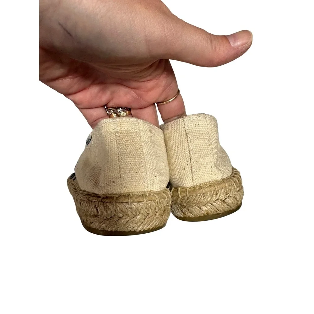 Soludos Bonjour Slip on Organic Espadrille Nautical Resort Vacation Travel - 6